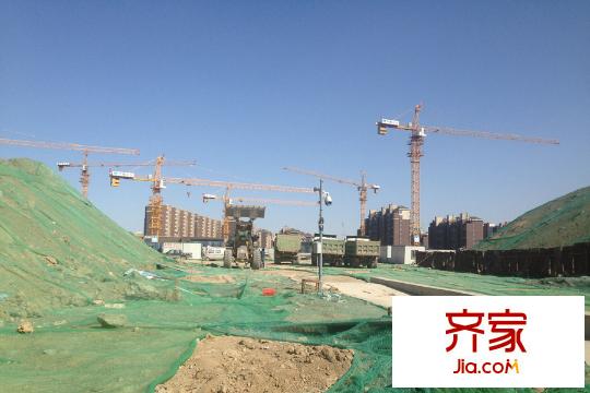 领秀慧谷施工进度图201503
