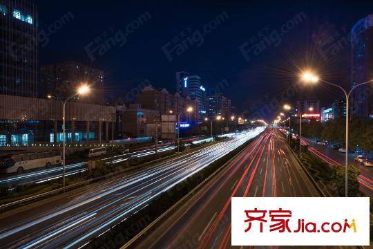 八斗周边配套-街道夜景