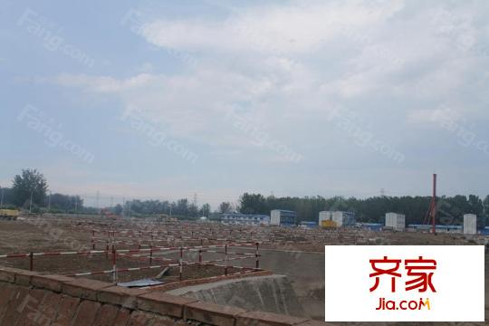 房地远洋・悦山水施工现场2015.06