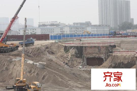 世界侨商中心工地2015.6