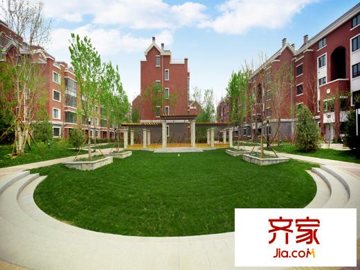 天恒乐活城别墅实景图小区2013.4