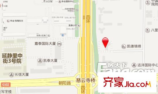 凯德锦绣交通图