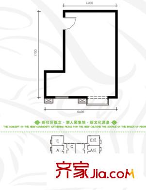 SOCO公社戶型圖D戶型 