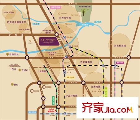 保利?羅蘭香谷交通圖區(qū)位圖