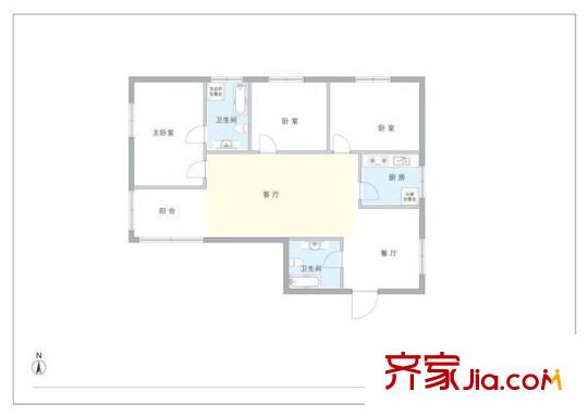 亚运花园 户型图