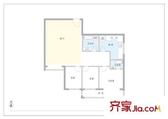 亚运花园 户型图
