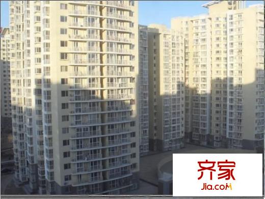 万年花城回迁房外景图