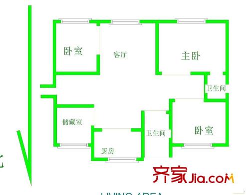 南口住宅樓戶型圖戶型圖  