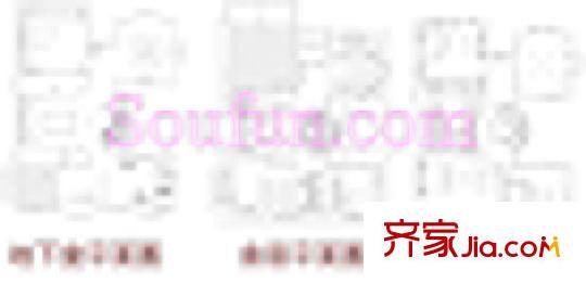 优山美地户型图B-04户型 4室3厅3卫1厨