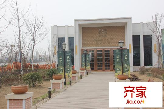外灘九號(hào)售樓處入口實(shí)景（2015-3-30）