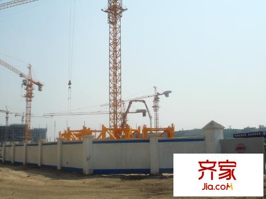 中国铁建・原香漫谷施工现场2012.5