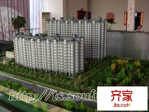 融鑫水岸新城外景圖沙盤圖