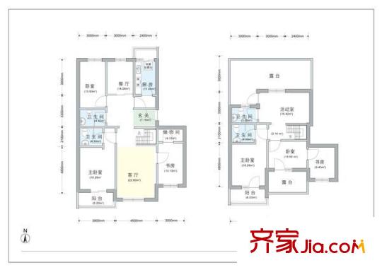 龍禧苑戶型圖戶型圖 6室1廳4衛(wèi)1廚
