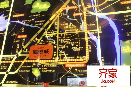 蓝光星华・海悦城区位图2015.03.10