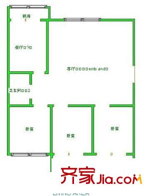 林苑小區(qū) 3室 戶型圖