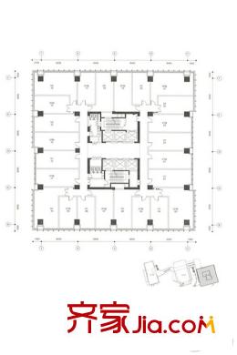 长阳半岛中央城V-SPACE16-1#四至二十层偶数层 1室1厅1卫1厨