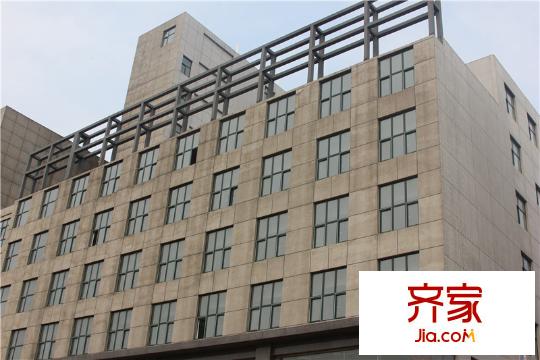 藍(lán)海公寓外景圖工程進(jìn)展圖（2013-9-10）