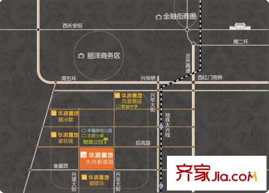 华润公元九里区位图-精确