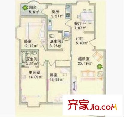 鑫苑小区户型图