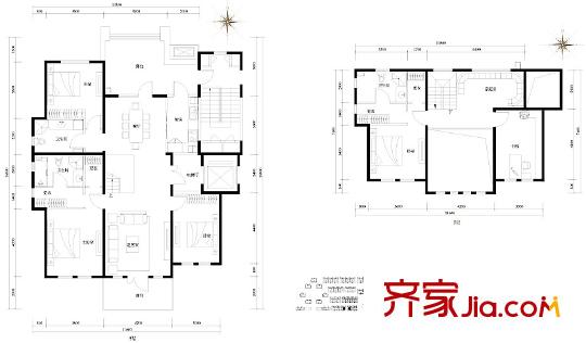 旭辉御府户型图君御Sh’户型图(售完) 5室3厅3卫1厨