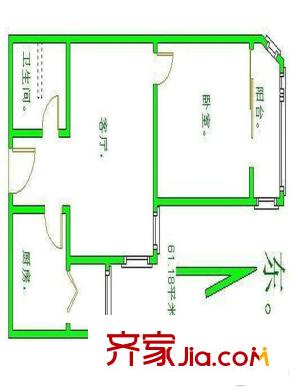 北京橙色年代户型图-齐家网小区库