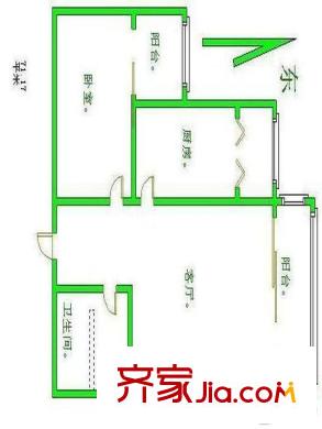 北京橙色年代户型图-齐家网小区库