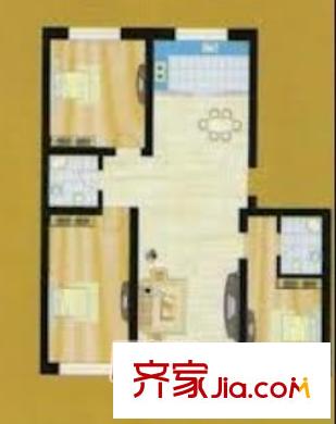 浩友諧和園 戶型圖 三居室