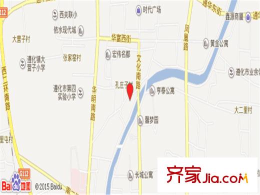 浩友諧和園交通圖唐山  