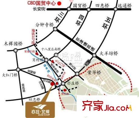 亦庄北岸交通图
