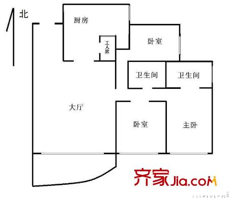 中海雅园北区168户型图