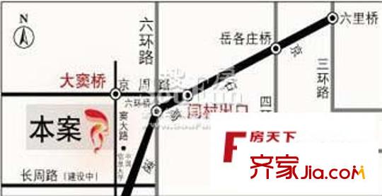 水墨林溪交通图