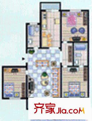 溫泉花園戶(hù)型圖戶(hù)型圖 3室1廳