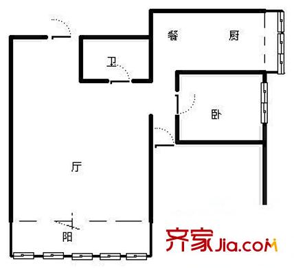 天通苑北二區(qū) 2室 戶型圖