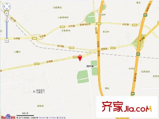 天恒乐活城交通图电子地图