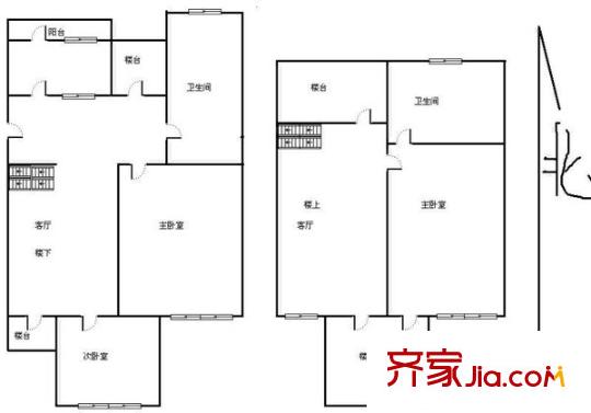 都市芳園 3室 戶型圖