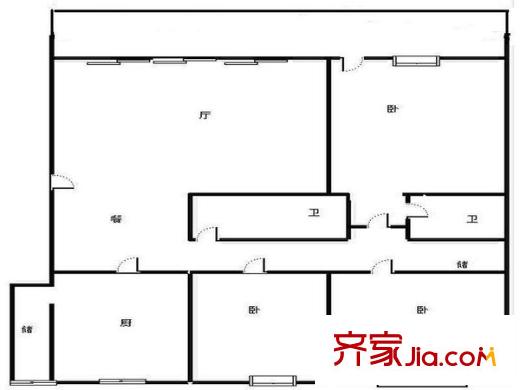 都市芳園 3室 戶型圖