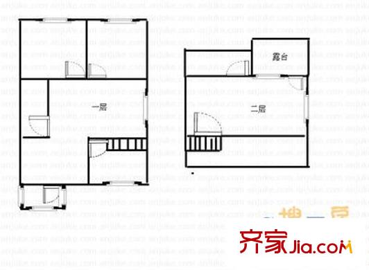 南環(huán)里 4室 戶型圖