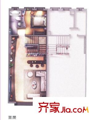 誉天下温榆府联排首层 5室3厅5卫1厨