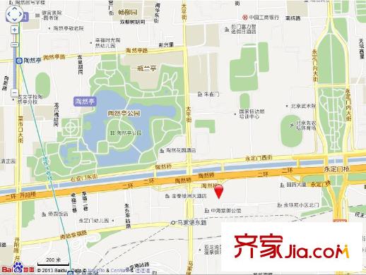中海紫御公馆交通图