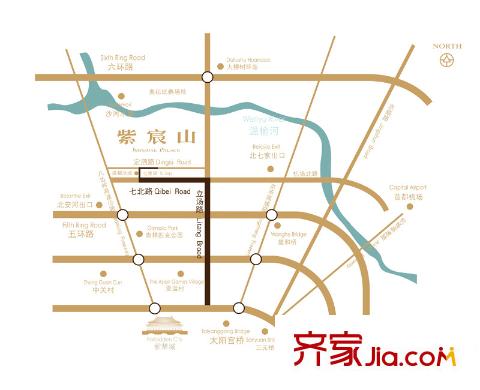 珠江?紫宸山交通圖