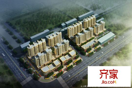 龍源小區(qū)外景圖三期鳥瞰圖