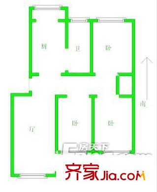 唐山 張興樓 戶型圖