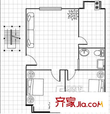 賈庵子新村 戶型圖