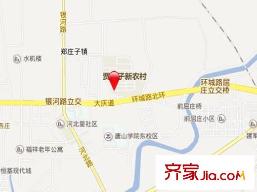 賈庵子新村交通圖