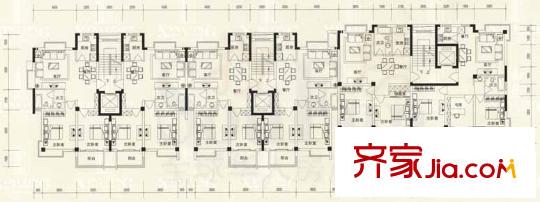 新隆藍天公寓戶型圖