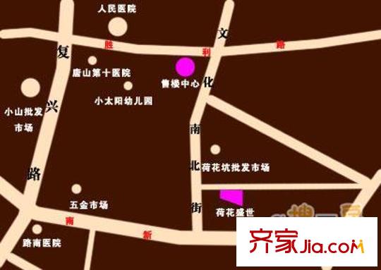 荷花盛世二期交通圖