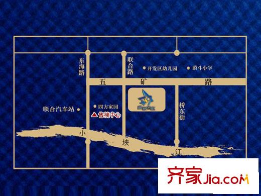 戚家名庭交通圖