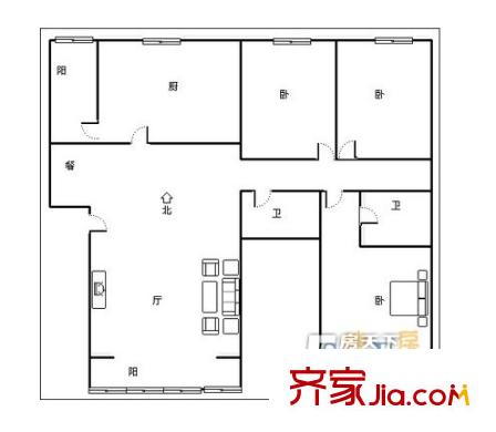 都市芳園三室兩衛(wèi)