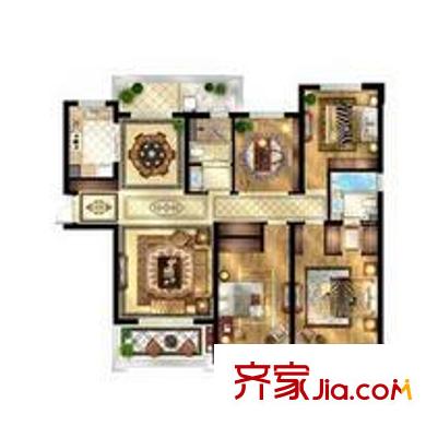 華潤中海凱旋門4室2廳2衛(wèi)