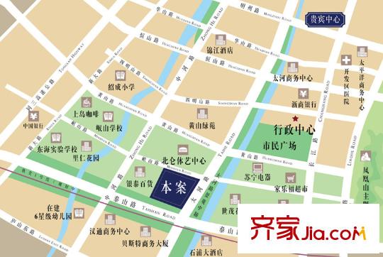 華潤(rùn)中海凱旋門交通圖交通示意圖